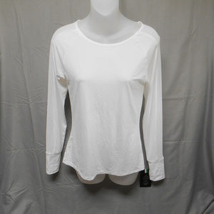 NWT 2 LIV white long sleeve top M